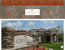 Tablet Screenshot of greystoneatwidewaters.com